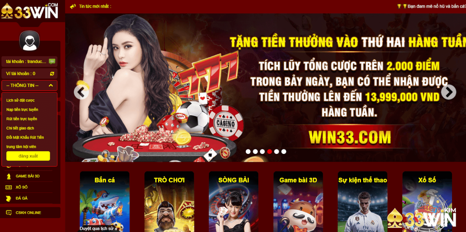 Lưu ý khi nạp tiền tại 33win gồm những gì?