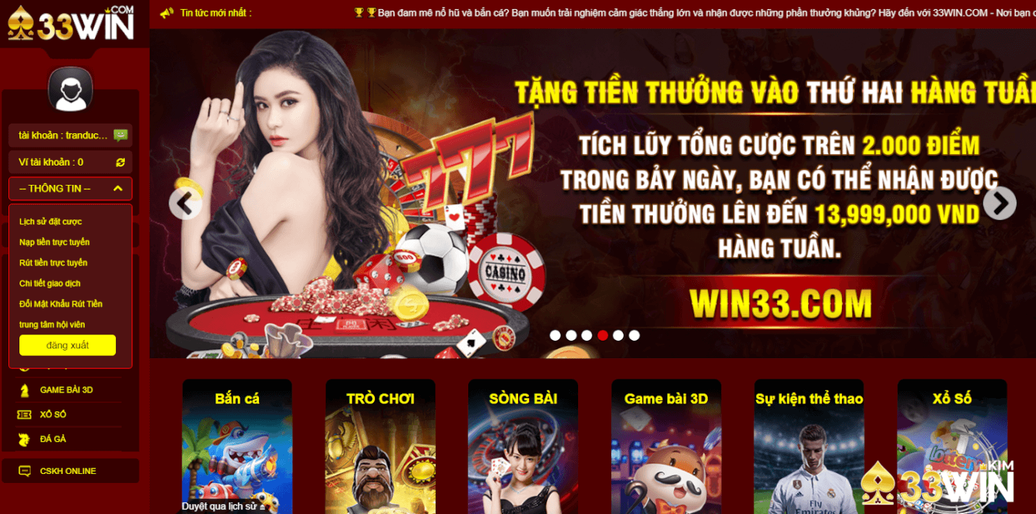 Người chơi cần lưu ý những gì khi rút tiền tại 33win?