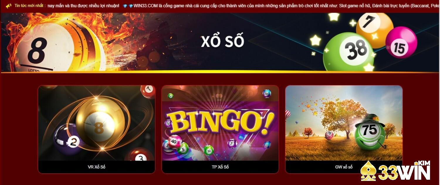 Các sảnh chơi lô đề 33win