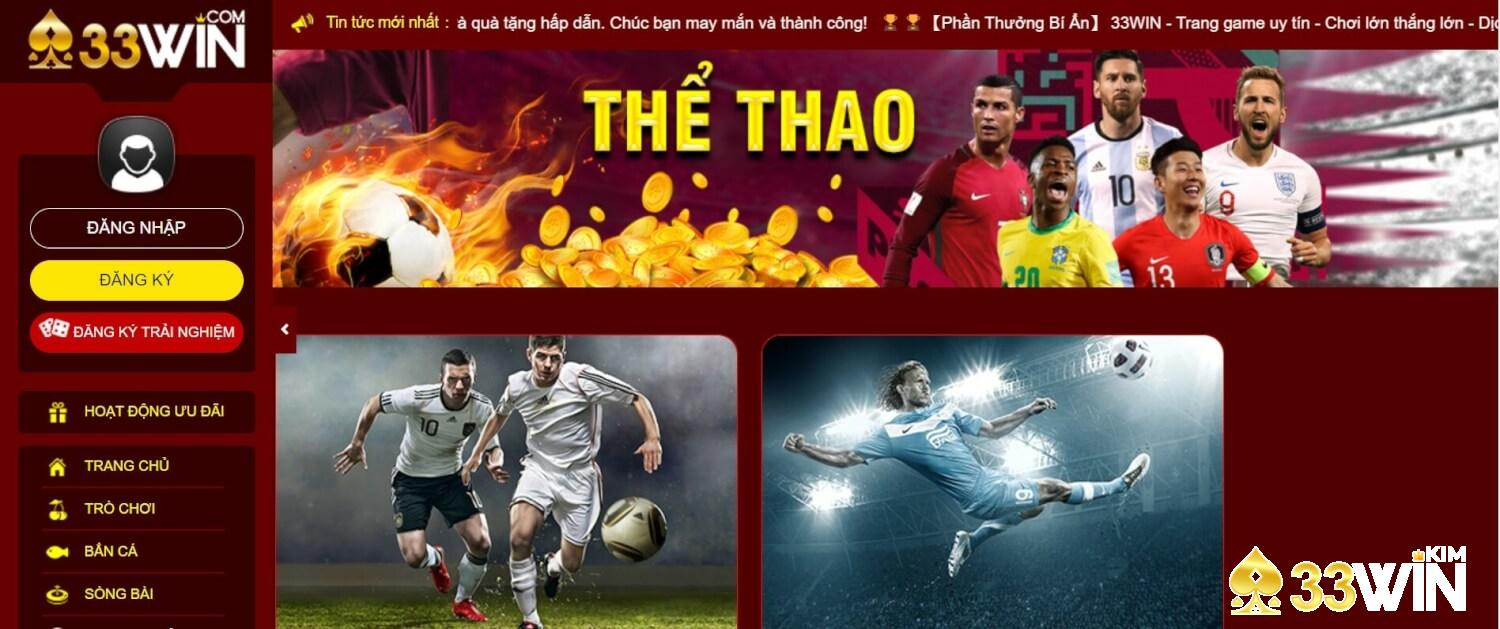 Giới thiệu thông tin tổng quan về Thể thao 33win